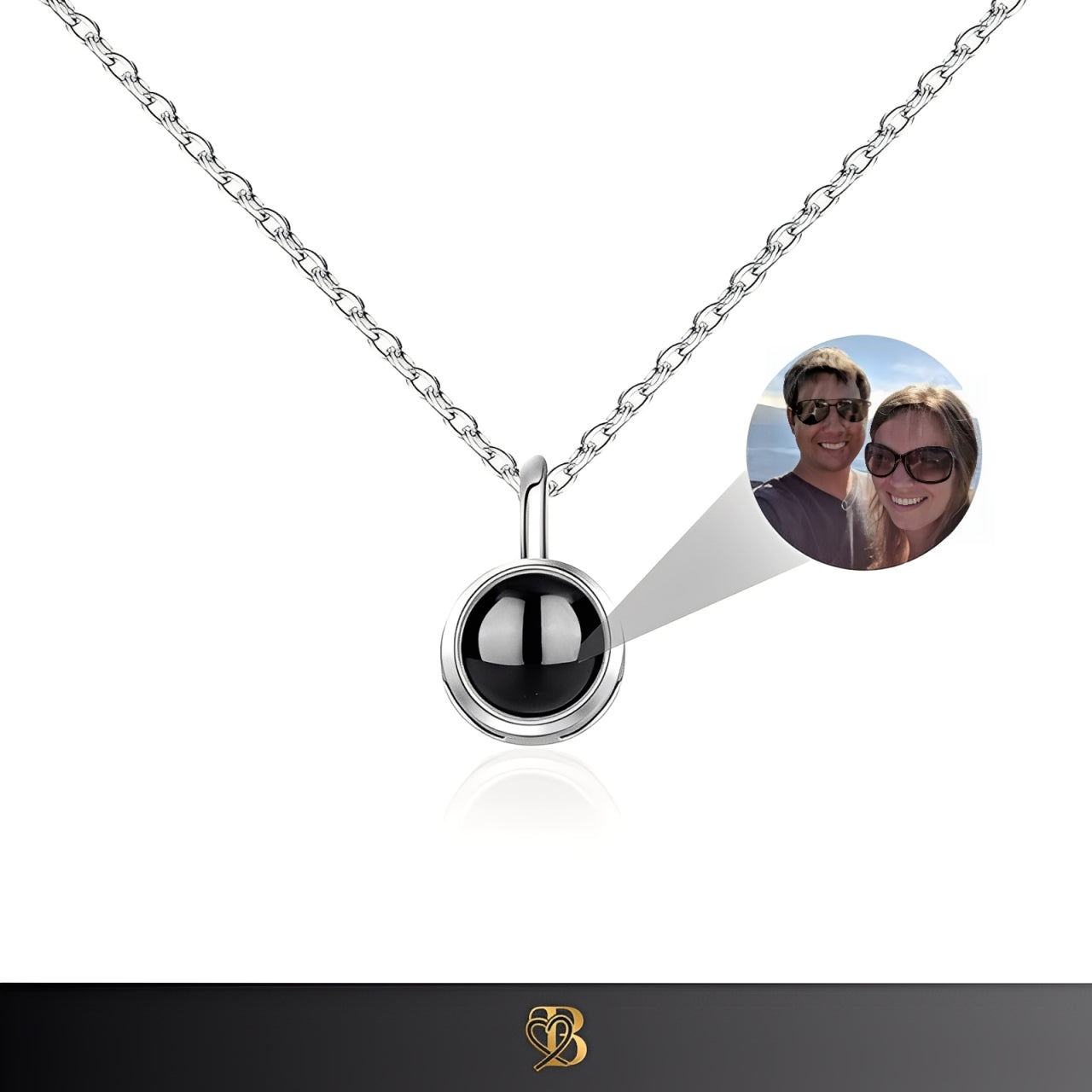 Isikupärastatud Fotoga Kaelakee Eternal Love