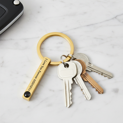 Isikupärane Teksti ja Projektsiooniga Võtmehoidja